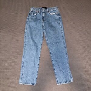 Abercrombie & Fitch Light Blue Athletic Loose Jeans